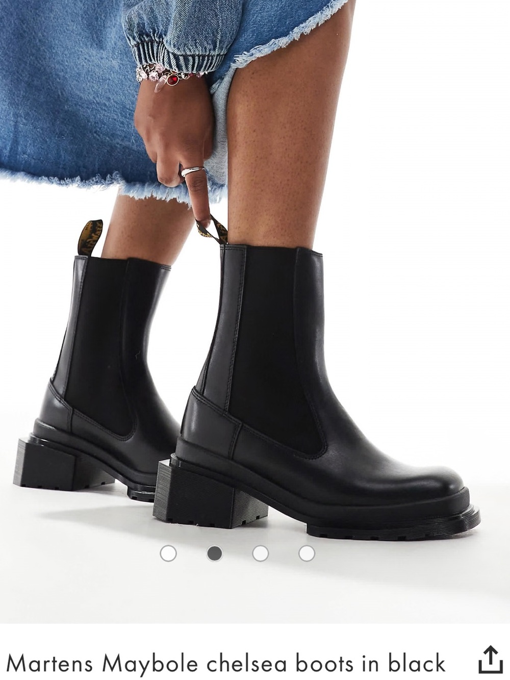 Dr Martens maybole square toed boot